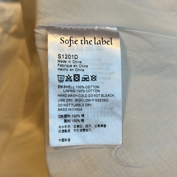 🤍🤍🌸- Beautiful Sofia the Label White Dress with bows - NWT - Picture 9 of 11